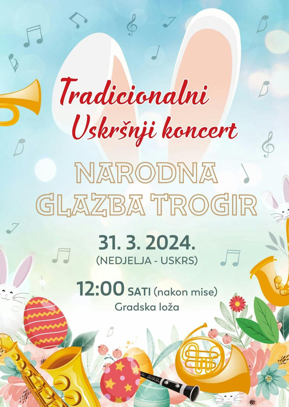 Tradicionalni Uskršnji koncert &#8211; Narodna glazba Trogir